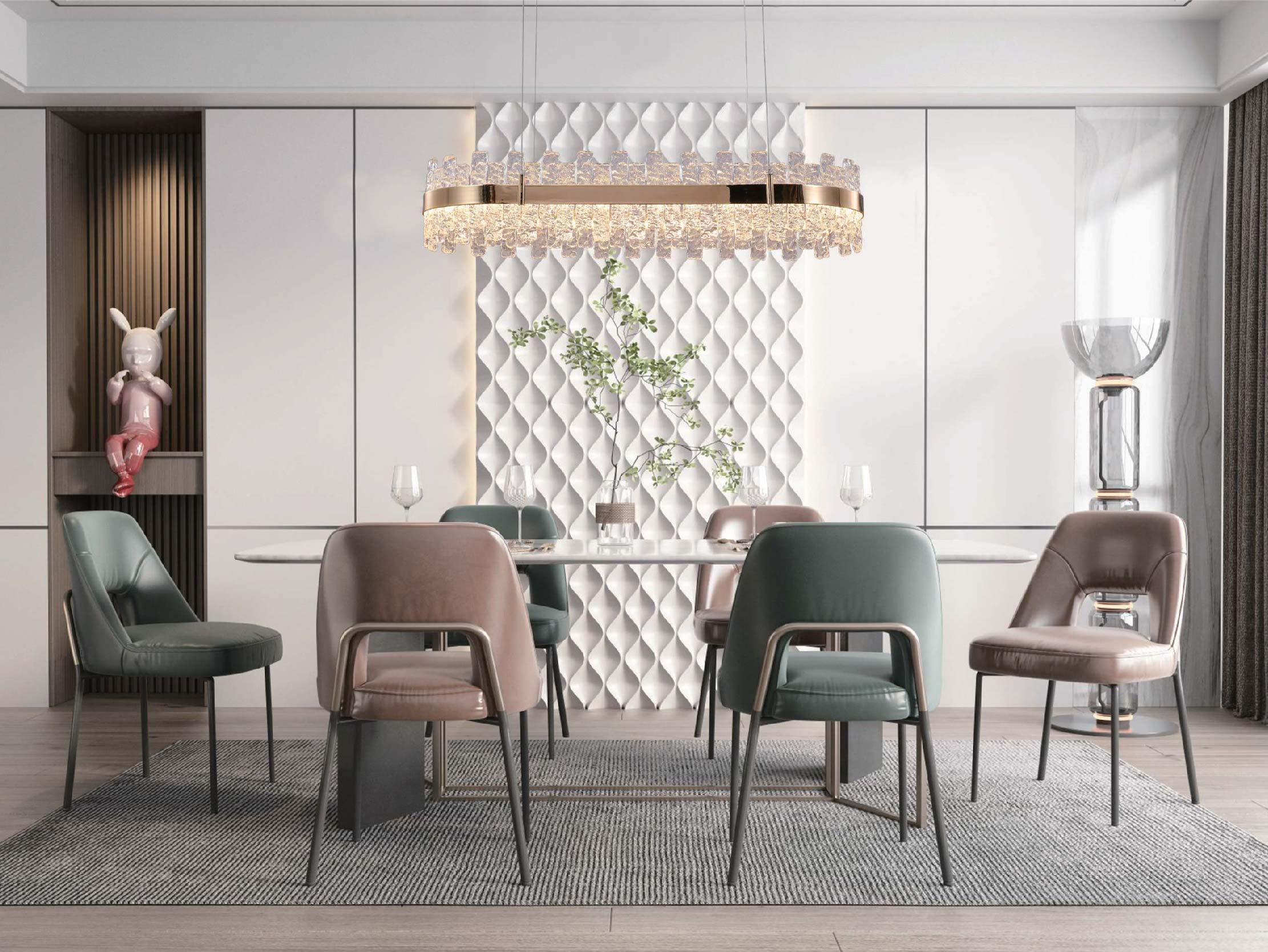 đèn chùm nghệ thuật