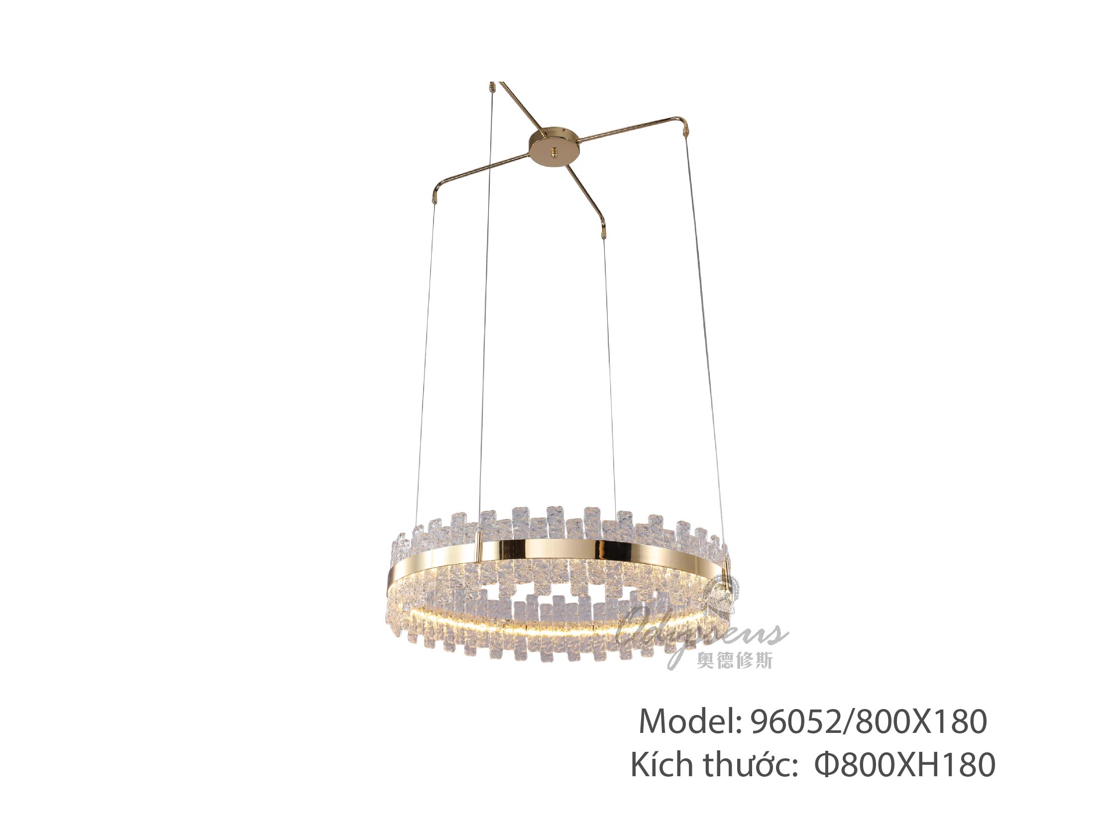 Băng tuyết - Đèn chùm hiện đại