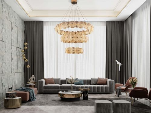 Một số cách chọn lựa đèn chùm cho phòng khách